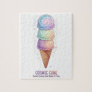 Der Kosmische Kegel Galaxie-Eiscreme