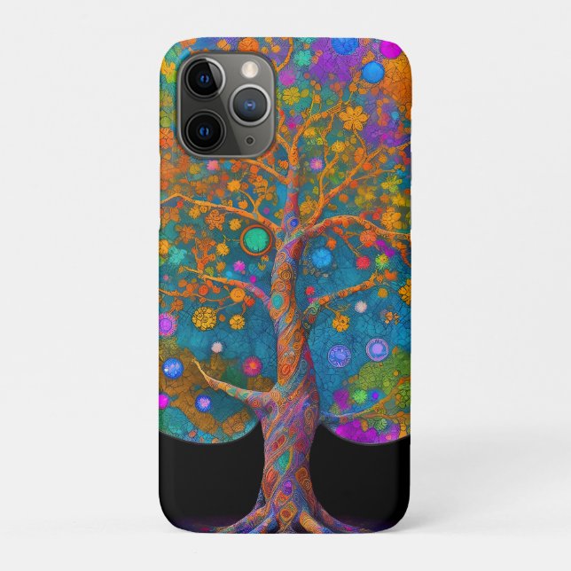 Der kosmische New Age Tree des Lebens Case-Mate iPhone Hülle (Rückseite)