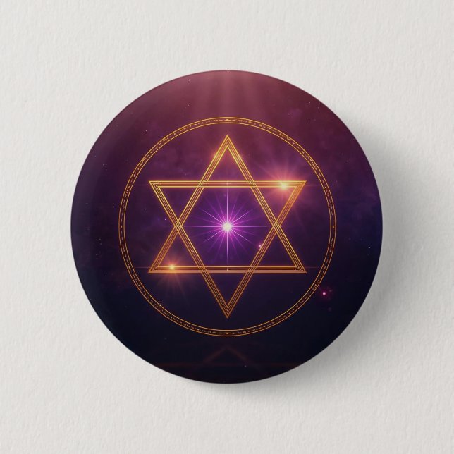 Der Kosmische Stern der Erleuchteten Balance Button (Vorderseite)
