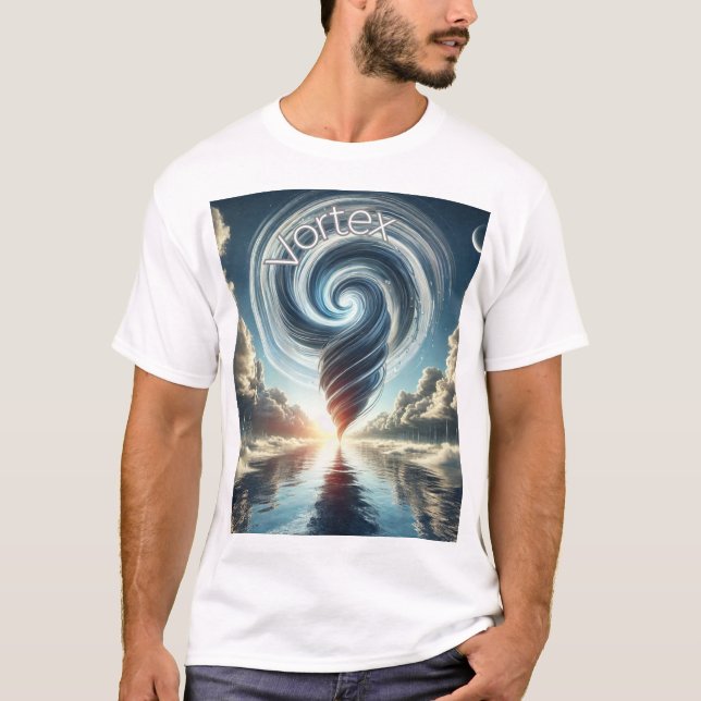 Der kosmische "Vortex"-T - Shirt (Vorderseite)