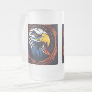Der kräftige Schnabel Mattglas Bierglas