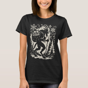 Der Krampus Goth Weihnachtsbaum Krampus Y Horror P T-Shirt