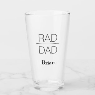Der krasse Name-des Vater-  Vatertag Glas