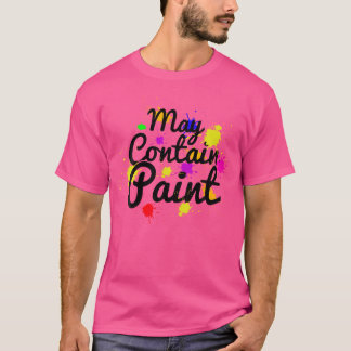 Der kreative Malerkünstler kann Paint Sketchin ent T-Shirt