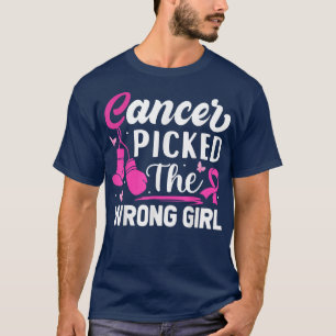 Der Krebs hat die falsche Girl Fighter Brust Ca ge T-Shirt