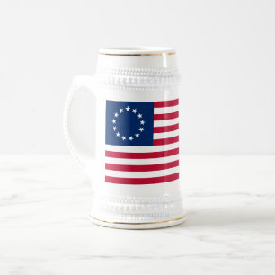 Der Kreis der Sterne, amerikanische Flagge von Bet Bierglas