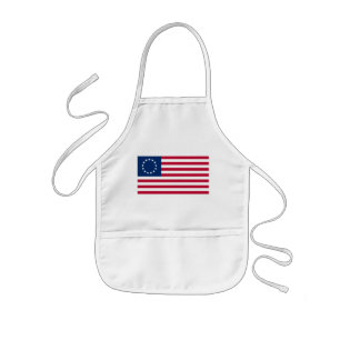 Der Kreis der Sterne, amerikanische Flagge von Bet Kinderschürze