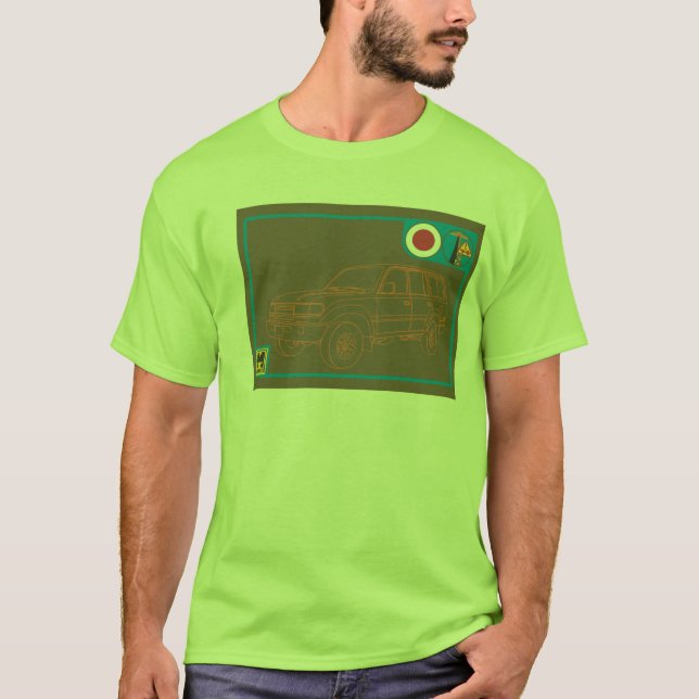 Der Kreuzer des Land-fj80 T-Shirt (Vorderseite)