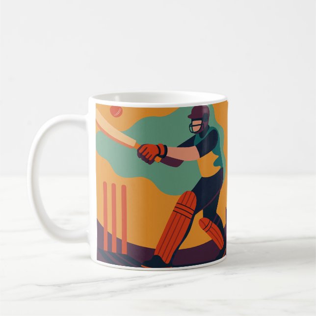 Der Kricketer Kaffeetasse (Links)