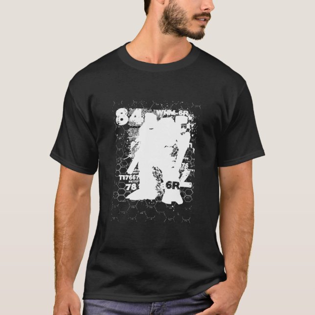 Der Krieg zwischen militärischen Mitteln im Bat de T-Shirt (Vorderseite)