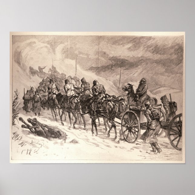Der Krieg zwischen Serbien und Bulgarien Poster (Vorne)