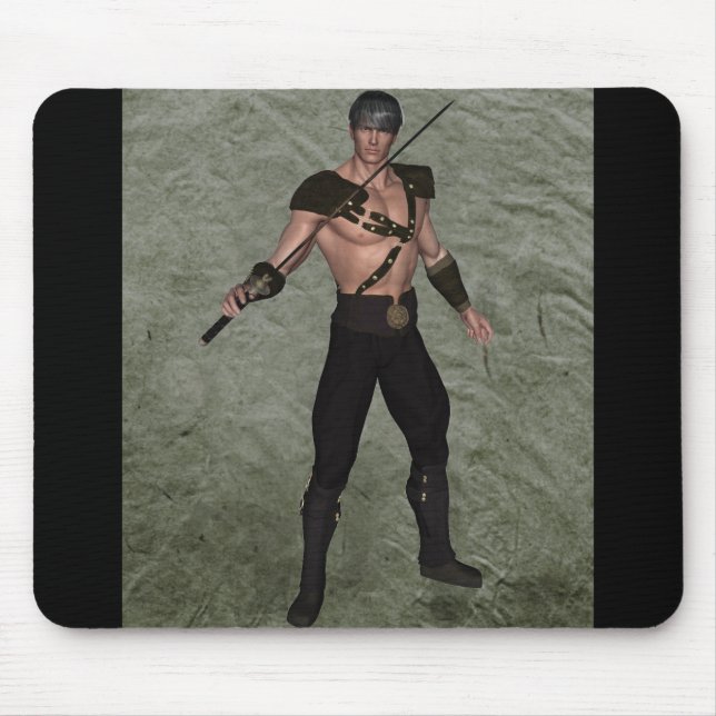 Der Krieger 001 Mousepad (Vorne)