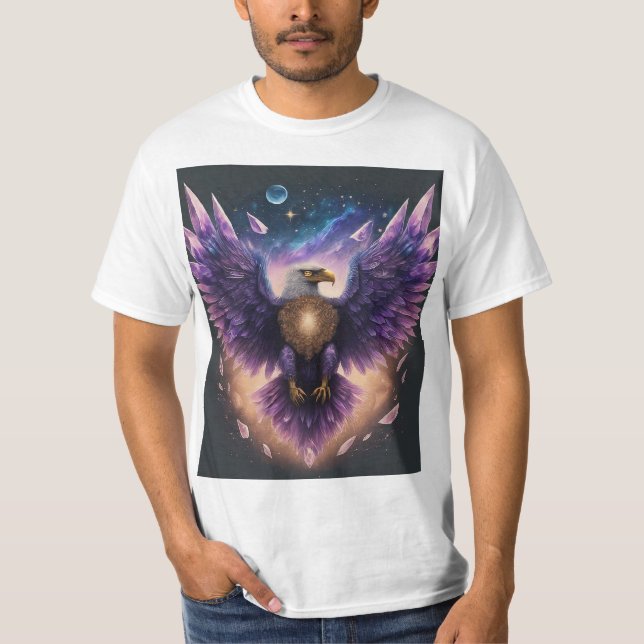 "Der Kristalladler" T-Shirt (Vorderseite)
