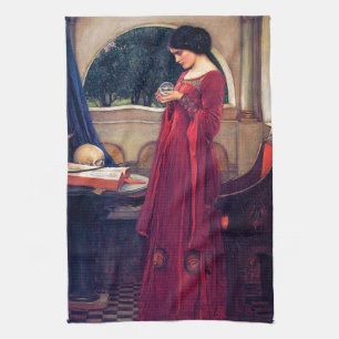 Der Kristallball, John William Waterhouse Geschirrtuch