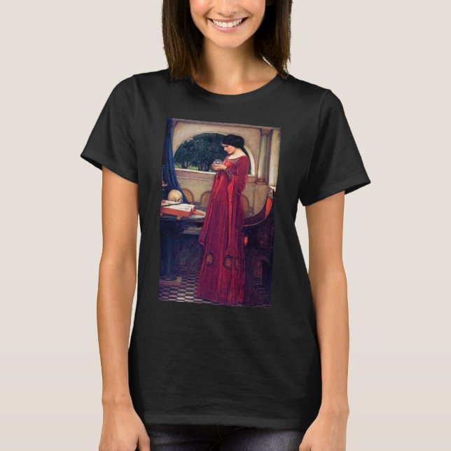 Der Kristallball, John William Waterhouse T-Shirt (Vorderseite)