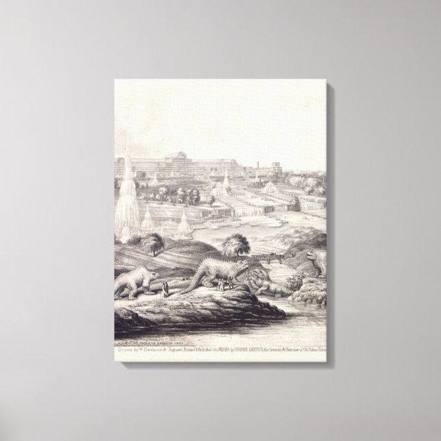 Der Kristallpalast Leinwanddruck (Vorderseite)