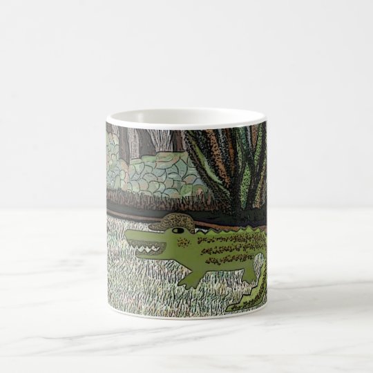 Der Krokodil-Weg Kaffeetasse
