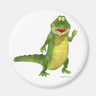 Der Krokodile-Kühlschrankmagnet Magnet