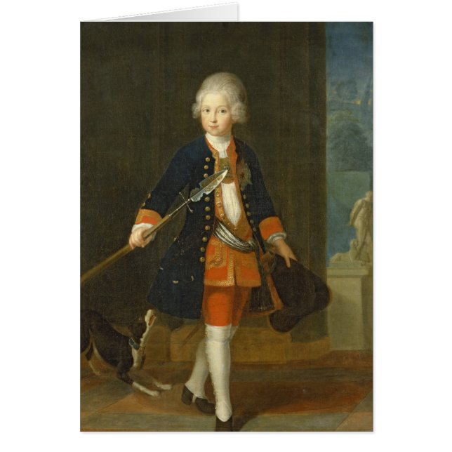 Der Kronprinz Frederick II (Vorne)