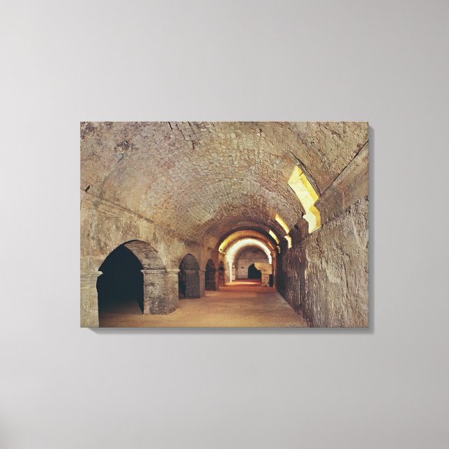 Der Krypto-Porticus Leinwanddruck (Vorderseite)
