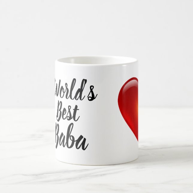 Der Kuchen-Herz-Tasse der Welt beste Kaffeetasse (Mittel)