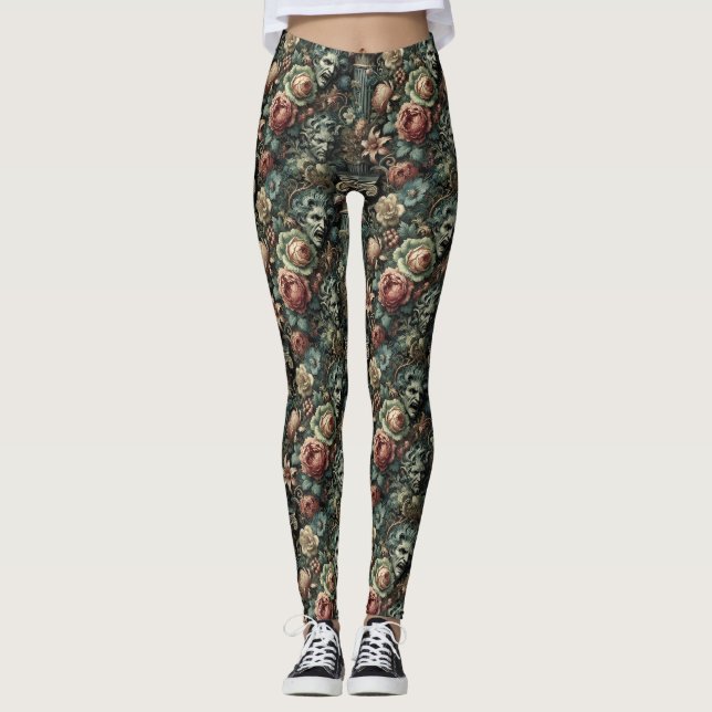 ⚰️ Der Kummerrat - Gothic Viktorianisch Leggings (Vorderseite)