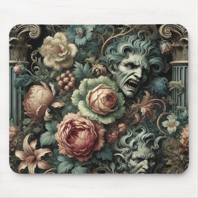 ⚰️ Der Kummerrat - Gothic Viktorianisch Mousepad (Vorne)