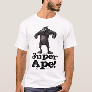 Der kundenspezifische Affe der Superaffen-lustigen T-Shirt
