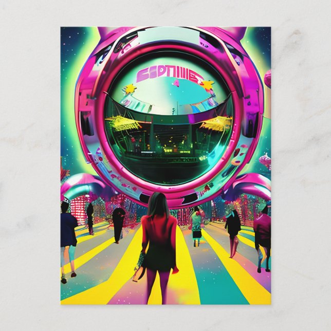 Der künftige Markt Postkarte (Vorderseite)