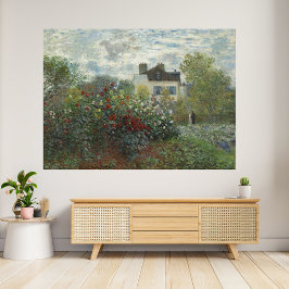 Der Kunstgarten mit Dahlias Poster