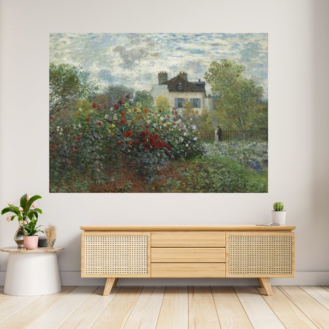 Der Kunstgarten mit Dahlias Poster (Von Creator hochgeladen)
