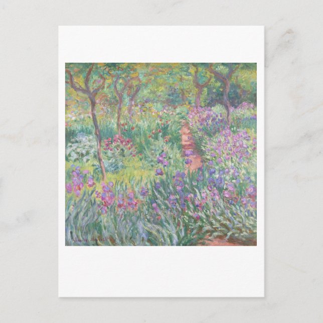 Der Kunstgarten von Claude Monet Malerei Postkarte (Vorderseite)