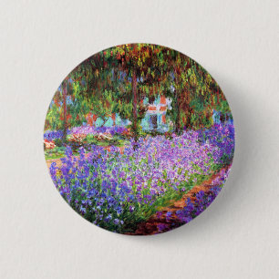 Der Kunstgarten von Giverny, Claude Monet Button