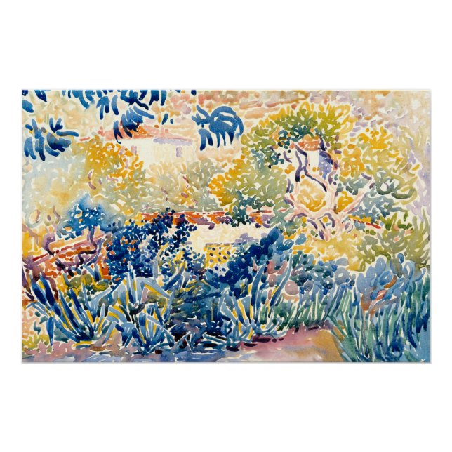 Der Kunstgarten von Saint-Clair (1904-1905) Poster (Vorderseite)