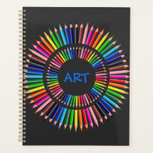 Der Kunstlehrer, farbige Stifte