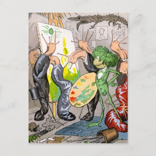 Der Künstler Postkarte (Vorderseite)