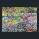 Der Künstlergarten in Giverny von Claude Monet Poster<br><div class="desc">Datum: 1900 | Stil: Impressionismus | Der Künstlergarten in Giverny von Claude Monet.</div>