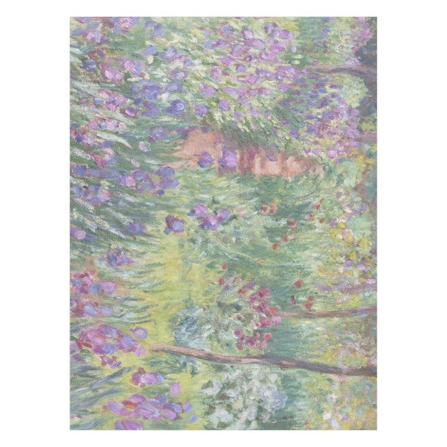 Der Künstlergarten in Giverny von Claude Monet Tischdecke (Vorderseite)