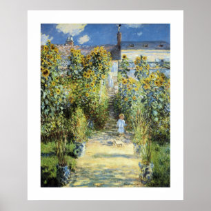 Der Künstlergarten in Vetheuil Poster