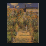 Der Künstlergarten in Vetheuil von Claude Monet Holzdruck<br><div class="desc">Der Artist's Garden at Vetheuil (1880) von Claude Monet ist ein Vintager Impressionismus feine Kunst Blumenmalerei. Ein junges Mädchen wird während der Sommersaison von großen, blühenden Blume mit gelben Sonnenblumen begleitet. Ein Kind ist auf einem Weg im Pariser Garten von Monet in Vetheuil stehend. Über den Künstler: Claude Monet (1840-1926)...</div>