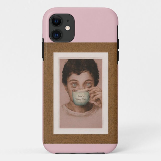 Der künstlerische Kaffee Moment Mobile Fall Case-Mate iPhone Hülle (Rückseite)