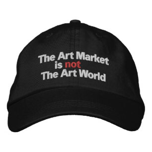 Der Kunstmarkt ist nicht die Kunstwelt Bestickte Baseballkappe