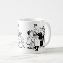 Der Kunstvater des 18. Jahrhunderts erzählt seinen Kaffeetasse