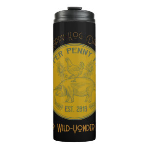Der Kupfer Penny Farm Tumbler Thermosbecher