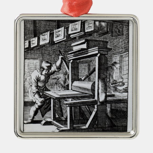 Der KupferplatteEngraver, von 'Iets voor Ornament Aus Metall (Vorne)