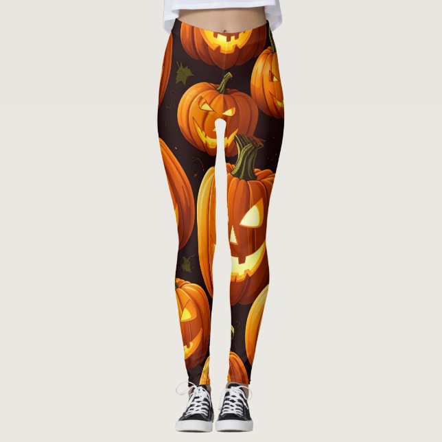 Der Kürbis Leggings (Vorderseite)