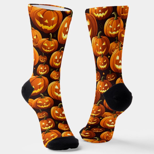 Der Kürbisaufruhr Socken (Gewinkelt)