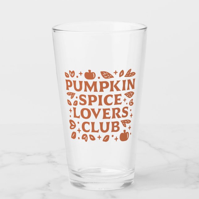 Der Kürbisgespinst-Club Glas (Vorderseite)