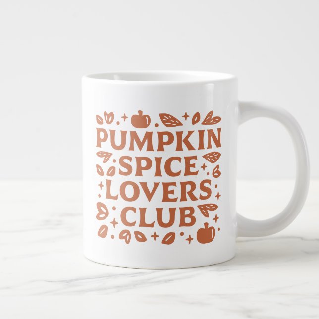 Der Kürbisgespinst-Club Jumbo-Tasse (Rechts)