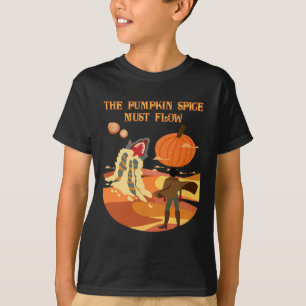 Der Kürbisgewürz muss den feuchten Fall-Düne abfli T-Shirt